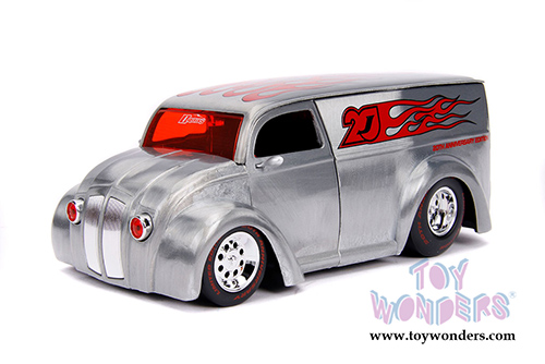 Jada Toys - 20th Anniversary | D-Rods Div Cruizer (1/24, diecast model car, Raw Metal) 31078